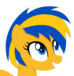 Size: 1140x1177 | Tagged: safe, artist:stephen-fisher, imported from derpibooru, oc, oc only, oc:flare spark, pony, female, mare, simple background, solo, transparent background