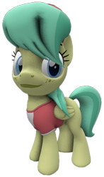 Size: 424x720 | Tagged: safe, artist:topsangtheman, imported from derpibooru, barley barrel, pegasus, pony, 3d, looking at you, simple background, solo, source filmmaker, transparent background