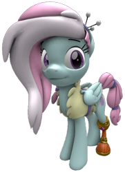 Size: 520x720 | Tagged: safe, artist:topsangtheman, imported from derpibooru, kerfuffle, pegasus, pony, 3d, looking at you, simple background, solo, source filmmaker, transparent background