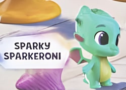 Size: 684x492 | Tagged: safe, imported from derpibooru, dragon, baby, baby dragon, g5, hoof to heart, male, my little pony: make your mark, sparky sparkeroni, toy, upscaled