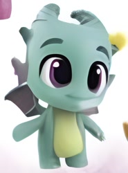 Size: 500x676 | Tagged: safe, imported from derpibooru, dragon, baby, baby dragon, g5, hoof to heart, male, my little pony: make your mark, sparky sparkeroni, toy, upscaled