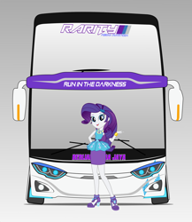 Size: 2500x2883 | Tagged: safe, artist:rarity3257, imported from derpibooru, rarity, human, equestria girls, adi putro, bus, clothes, hand on hip, indonesia, jetbus, jetbus 3+, jetbus 3+ uhd, looking at you, open mouth, pose, raised hand, simple background, smiling, solo, standing, volvo, volvo b11r