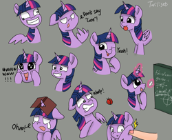 Size: 2776x2251 | Tagged: safe, artist:twiliset, imported from derpibooru, twilight sparkle, alicorn, human, insect, ladybug, pony, :p, book, chalk, chalkboard, coccinellidaephobia, crying, derp, emanata, equation, finger, floppy ears, grin, gritted teeth, hand, horn, horn impalement, i'm not cute, levitation, looking at you, magic, multeity, nervous, nervous grin, oh no, one eye closed, open mouth, open smile, penetration, poking, scared, simple background, smiling, smiling at you, sparkle sparkle sparkle, spread wings, starry eyes, teary eyes, teeth, telekinesis, tiny, tiny ponies, tongue out, twilight hates ladybugs, twilight snapple, twilight sparkle (alicorn), wingding eyes, wings, wink