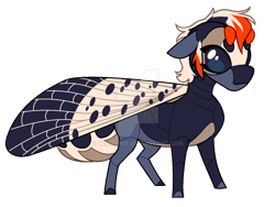 Size: 1280x963 | Tagged: safe, artist:renhorse, imported from derpibooru, oc, oc:phytoxenia, changeling, simple background, solo, transparent background