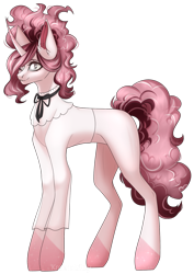 Size: 1024x1450 | Tagged: safe, artist:kremciakay, imported from derpibooru, oc, pony, unicorn, clothes, female, mare, shirt, simple background, solo, transparent background