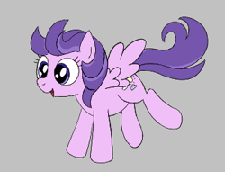 Size: 337x257 | Tagged: safe, artist:algoatall, clear skies, pegasus, pony, aggie.io, female, happy, mare, open mouth, simple background, smiling, spread wings, wings