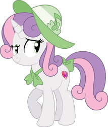 Size: 3578x4185 | Tagged: safe, artist:thatusualguy06, imported from derpibooru, sweetie belle, pony, unicorn, .svg available, accessory swap, bow, bowtie, female, full body, hat, high res, mare, older, older sweetie belle, raised hoof, simple background, smiling, solo, svg, tail, tail bow, transparent background, vector