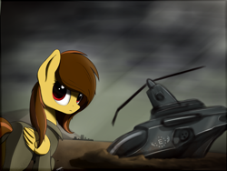 Size: 3200x2400 | Tagged: safe, artist:av-4, imported from derpibooru, oc, oc only, pegasus, pony, helicopter, solo