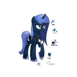 Size: 1200x1200 | Tagged: safe, artist:av-4, imported from derpibooru, princess luna, alicorn, pony, simple background, solo, white background