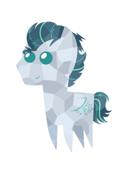 Size: 3072x4096 | Tagged: safe, imported from derpibooru, oc, oc only, oc:bolt freeze, crystal pony, pegasus, pony, male, next generation, pointy ponies, simple background, smiling, stallion, transparent background