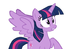 Size: 855x570 | Tagged: safe, artist:benpictures1, imported from ponybooru, part of a set, twilight sparkle, alicorn, pony, power ponies (episode), cute, female, inkscape, raised hoof, raised leg, shocked, simple background, solo, teeth, transparent background, twiabetes, twilight sparkle (alicorn), vector