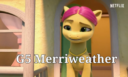 Size: 1172x709 | Tagged: safe, edit, edited screencap, imported from derpibooru, screencap, merriweather, earth pony, female, g5, g5 spoilers, merriweather (g5), my little pony: make your mark, spoiler