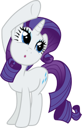 Size: 3000x4677 | Tagged: safe, artist:cloudy glow, imported from derpibooru, rarity, pony, unicorn, spike at your service, .ai available, :o, female, looking up, mare, o, o mouth, open mouth, simple background, solo, transparent background, vector