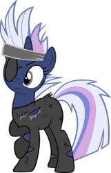 Size: 900x1398 | Tagged: safe, artist:foxyfell1337, imported from derpibooru, oc, oc:silverlay, pony, unicorn, it's about time, base used, clothes, future twilight, simple background, solo, transparent background