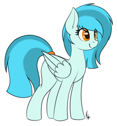 Size: 1470x1569 | Tagged: safe, artist:ponynamedmixtape, imported from derpibooru, pegasus, pony, female, guardian angel (g4), guardsmare, mare, no armor, royal guard, simple background, solo, tail, tail wrap, transparent background