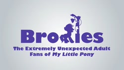 Size: 1280x720 | Tagged: safe, imported from derpibooru, pony, 2012, bronies: the extremely unexpected adult fans of my little pony, brony history, bronydoc, logo, silhouette, text, title card, video at source, youtube link