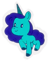 Size: 340x420 | Tagged: safe, imported from derpibooru, part of a set, screencap, pony, unicorn, spoiler:my little pony: make your mark, background removed, g5, my little pony: make your mark, my little pony: make your mark chapter 1, simple background, solo, sticker, transparent background, unnamed character, unnamed pony