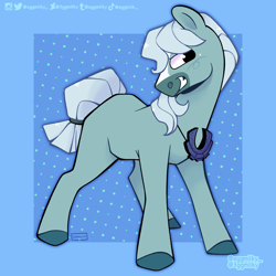 Size: 2048x2048 | Tagged: safe, artist:3ggmilky, imported from derpibooru, earth pony, pony, centaurworld, female, horse (centaurworld), mare, ponified, solo