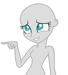 Size: 565x628 | Tagged: safe, artist:niightlydark, imported from derpibooru, human, equestria girls, friendship games, bald, base, pointing, simple background, smiling, transparent background