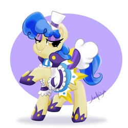 Size: 900x900 | Tagged: safe, artist:jen-neigh, imported from derpibooru, sapphire shores, earth pony, pony, solo