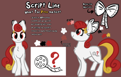 Size: 2190x1402 | Tagged: safe, artist:nootaz, imported from derpibooru, oc, oc:script line, reference sheet