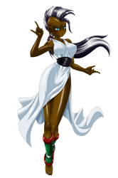 Size: 2754x4154 | Tagged: safe, alternate version, artist:mauroz, imported from derpibooru, zecora, human, dark skin, female, humanized, simple background, solo, transparent background