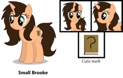 Size: 3322x2112 | Tagged: safe, artist:lynnthenerdkitty, artist:stryapastylebases, imported from derpibooru, oc, oc only, oc:small brooke, pony, unicorn, base used, reference sheet, simple background, solo, transparent background, updated