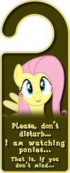 Size: 1566x3828 | Tagged: safe, artist:thorinair, imported from derpibooru, fluttershy, pegasus, pony, cute, daaaaaaaaaaaw, door knob hanger, female, mare, shyabetes, simple background, solo, transparent background