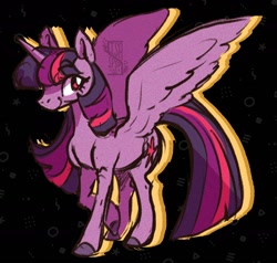 Size: 1416x1346 | Tagged: safe, artist:isaspsp, imported from derpibooru, twilight sparkle, alicorn, pony, solo, twilight sparkle (alicorn)