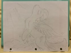 Size: 2048x1536 | Tagged: safe, artist:midnightwolf_13, imported from derpibooru, zipp storm, pegasus, pony, g5, solo, traditional art