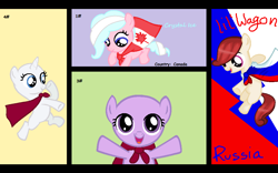 Size: 1024x640 | Tagged: safe, artist:iiriggid, imported from derpibooru, oc, base, canada, flag, russia