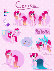 Size: 1680x2205 | Tagged: safe, artist:joellethenose, imported from derpibooru, oc, oc only, oc:cerise, pony, unicorn, artificial wings, augmented, magic, magic wings, solo, wings
