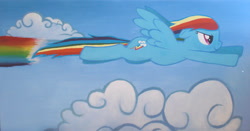 Size: 3195x1671 | Tagged: safe, artist:joellethenose, imported from derpibooru, rainbow dash, pegasus, pony, solo