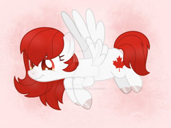 Size: 1280x963 | Tagged: safe, artist:writtenheart, imported from derpibooru, oc, pegasus, pony, canada, nation ponies, ponified, solo