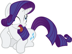 Size: 2818x2127 | Tagged: safe, artist:nsaiuvqart, imported from derpibooru, rarity, pony, unicorn, castle mane-ia, derp, female, high res, mare, simple background, solo, tongue out, transparent background, vector