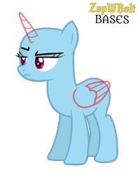 Size: 800x1014 | Tagged: safe, artist:ponibytes, imported from derpibooru, pony, base, female, mare, raised eyebrow, simple background, solo, transparent background, unamused