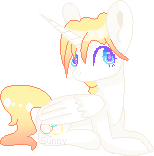 Size: 154x156 | Tagged: safe, artist:fruity-kannibal, imported from derpibooru, oc, oc only, alicorn, pony, alicorn oc, horn, lying down, pixel art, prone, simple background, solo, transparent background, wings