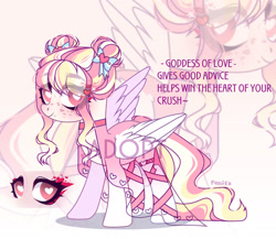 Size: 1600x1389 | Tagged: safe, artist:fenix-artist, imported from derpibooru, oc, oc only, pegasus, pony, clothes, dress, eye clipping through hair, heart eyes, pegasus oc, smiling, wingding eyes, wings, zoom layer