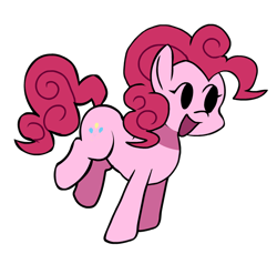 Size: 678x622 | Tagged: safe, artist:foxyfell1337, artist:rainbrony, imported from derpibooru, pinkie pie, earth pony, pony, friday night funkin', funkin' is magic, simple background, solo, transparent background