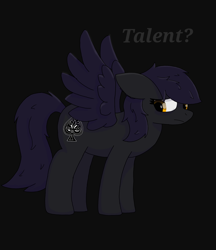 Size: 5000x5800 | Tagged: safe, artist:suidian, imported from derpibooru, oc, pegasus, pony, cutie mark, dark, sad, vent art