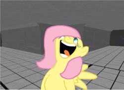 Size: 1244x904 | Tagged: safe, artist:sapphireangel12, imported from derpibooru, fluttershy, pegasus, pony, evil, evil laugh, female, flutterbitch, flutterrage, flutterrai, insanity, laughing, mare, ms paint, pure unfiltered evil, spread wings, wings