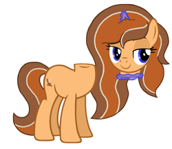 Size: 2208x1920 | Tagged: safe, artist:motownwarrior01, imported from derpibooru, oc, oc only, oc:cinnamon sugar, dullahan, pony, unicorn, aura, detachable head, disembodied head, female, full body, glowing, glowing horn, headless, high res, hooves, horn, lidded eyes, magic, magic aura, mare, modular, sassy, show accurate, simple background, smiling, solo, standing, tail, telekinesis, transparent background, unicorn oc
