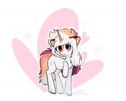 Size: 1280x1028 | Tagged: safe, artist:yumiy_salin, imported from derpibooru, oc, oc only, oc:ayaka, pony, unicorn, female, heart, looking at you, mare, simple background, sketch, solo