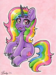 Size: 1767x2364 | Tagged: safe, artist:dandy, imported from derpibooru, oc, oc only, oc:msanii, pegasus, pony, :p, art trade, chest fluff, copic, ear fluff, eyelashes, female, horn, looking at you, pegasus oc, solo, tongue out, traditional art, unshorn fetlocks