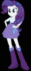 Size: 701x1597 | Tagged: safe, imported from twibooru, rarity, equestria girls, belt, boots, bracelet, clothes, cutie mark, cutie mark on clothes, diamond, high heel boots, image, jewelry, needs more jpeg, ring, shirt, shoes, simple background, skirt, solo, transparent background