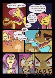 Size: 2894x4093 | Tagged: safe, artist:kittysonrice, imported from derpibooru, fluttershy, hamster, pegasus, pony, snake, carnivore, coils, crossover, dreamworks, eyes closed, fangs, fiery eyes, flutterrage, fluttershy is not amused, gritted teeth, herbivore vs carnivore, mr. snake, open mouth, predation, predator, predator vs prey, smug, smug smile, solo, sweat, sweatdrop, teeth, the bad guys, this will end in death, this will end in pain, this will end in pain and/or tears and/or death, this will end in tears, this will end in tears and/or death, tongue out, unamused
