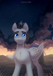 Size: 2480x3507 | Tagged: safe, artist:fenwaru, imported from derpibooru, oc, oc only, pegasus, pony, solo