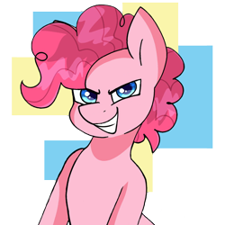 Size: 1200x1199 | Tagged: safe, artist:bluemoon, edit, imported from twibooru, pinkie pie, abstract background, image, png