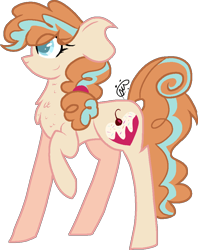 Size: 780x985 | Tagged: safe, artist:gallantserver, imported from derpibooru, oc, oc:custard cream, pony, unicorn, female, magical lesbian spawn, mare, offspring, parent:princess flurry heart, parent:pumpkin cake, parents:pumpkin heart, simple background, solo, transparent background