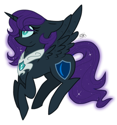 Size: 2388x2543 | Tagged: safe, artist:gallantserver, imported from derpibooru, oc, oc:nyx, alicorn, pony, older, simple background, solo, transparent background